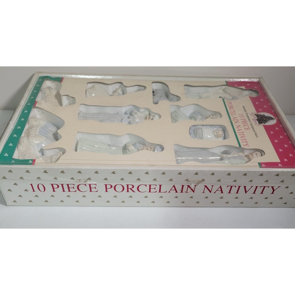 Dynasty Classics Holiday Classics Handpainted 10 Piece Nativity Set Vintage 0567 - Picture 6 of 7